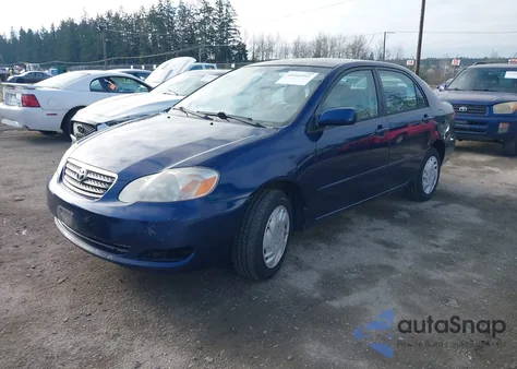 2005 Toyota Corolla Le z USA, uszkodzony, nr VIN 2T1BR30E15C329881